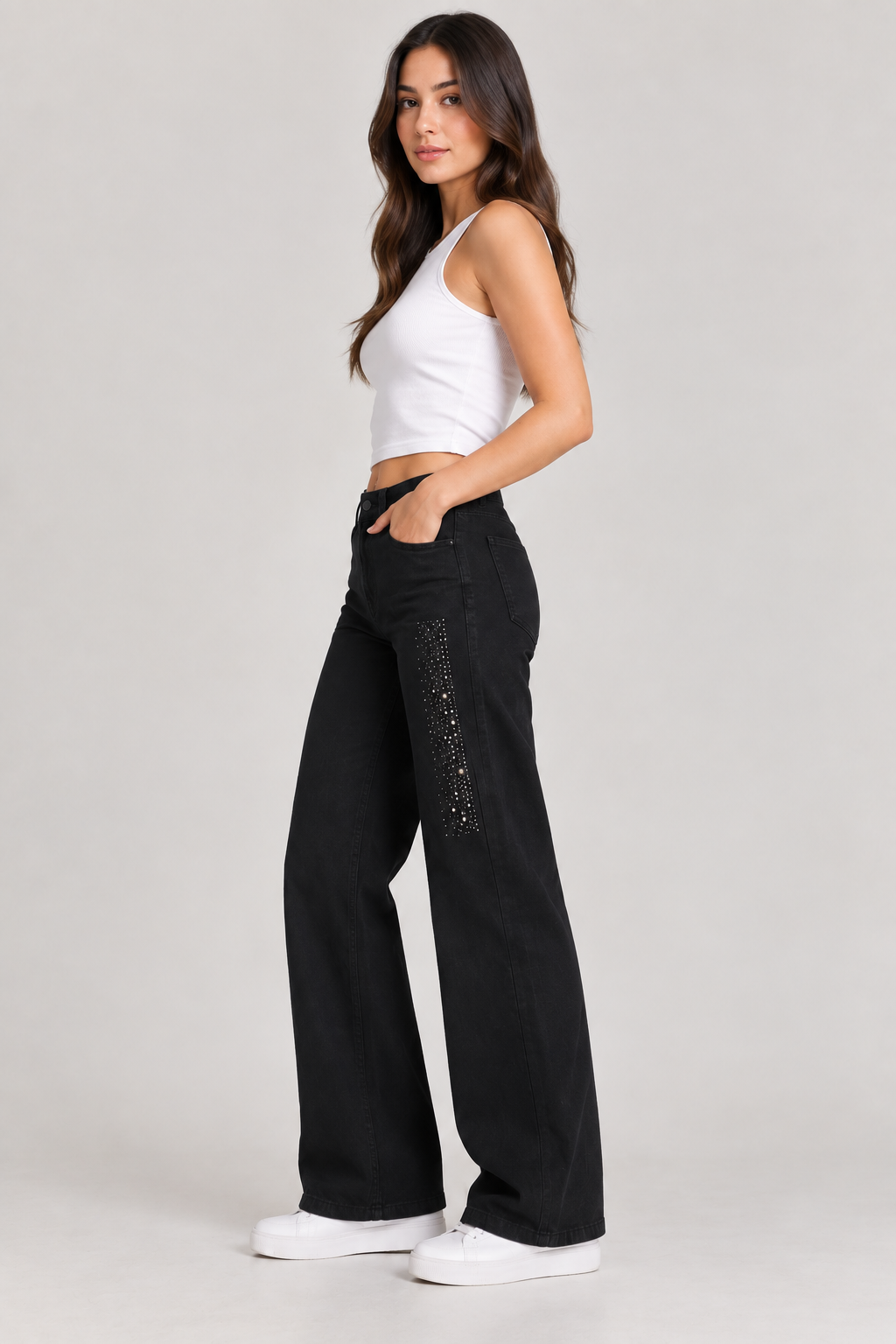 Jean Julia con strass | Talle: 46