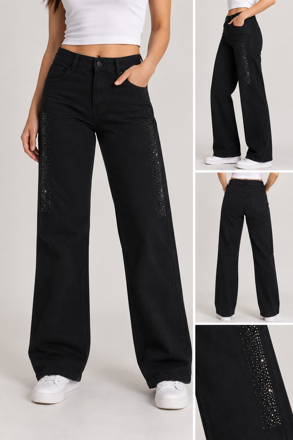 Jean Julia con strass | Talle: 46 - Imagen 2